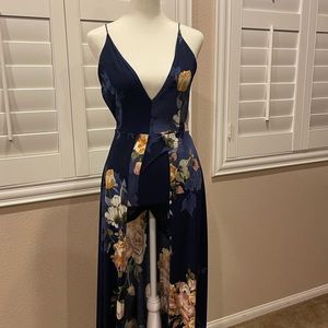 Maxi-ish romper. Beautiful floral print.